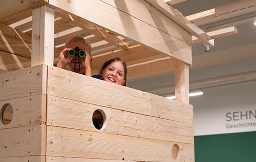 Ausstellungsansicht Sehnsucht Wald