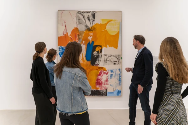 Ausstellungsfoto Robert Rauschenberg